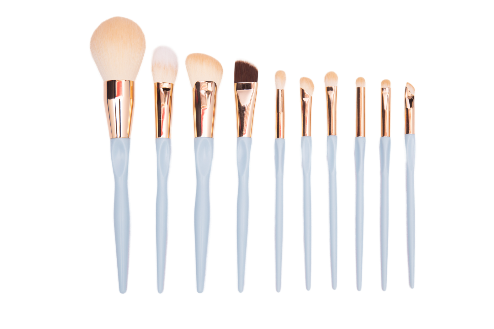 Plastic handle brushes