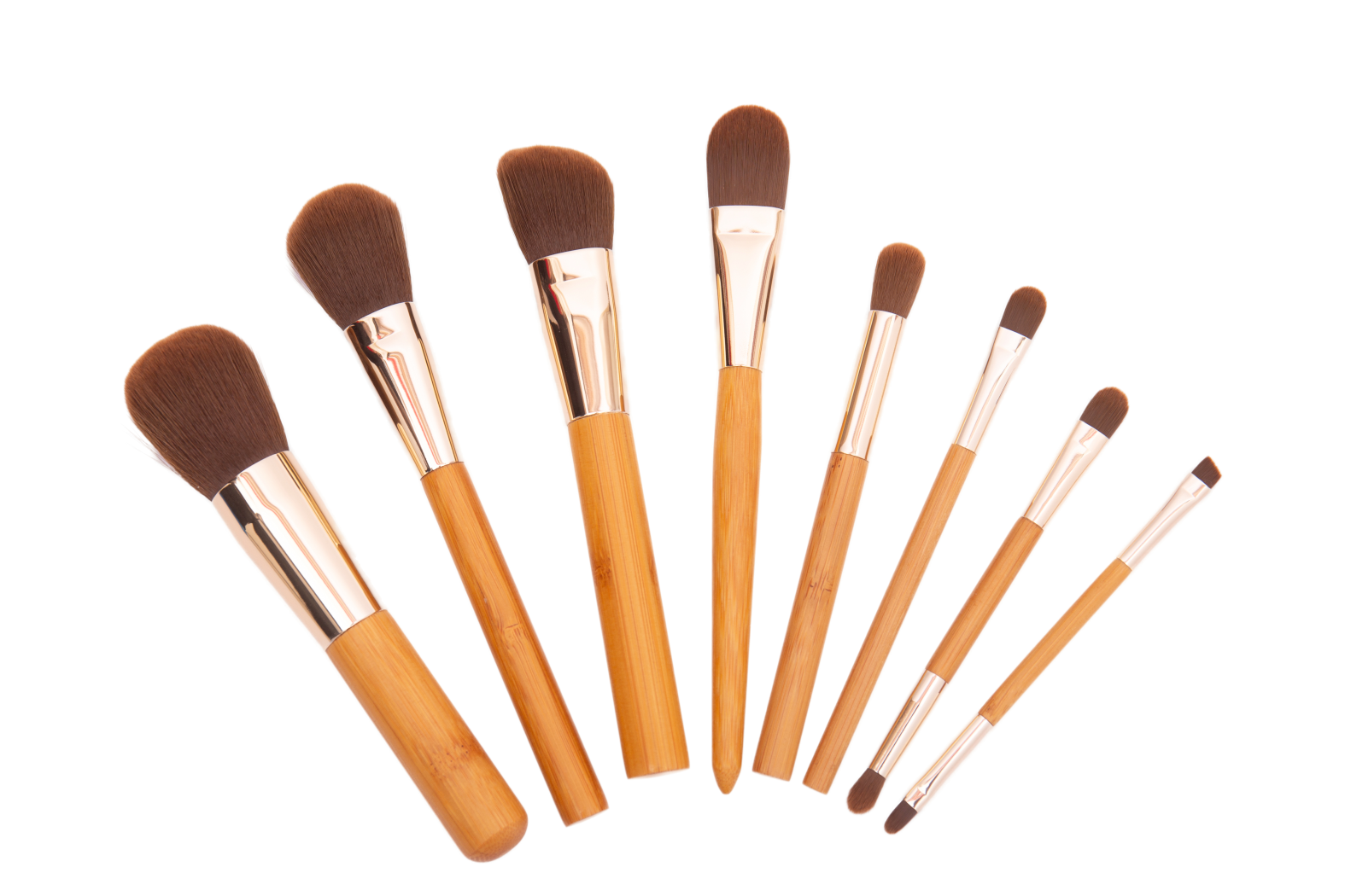 Bamboo handle brushes (set)