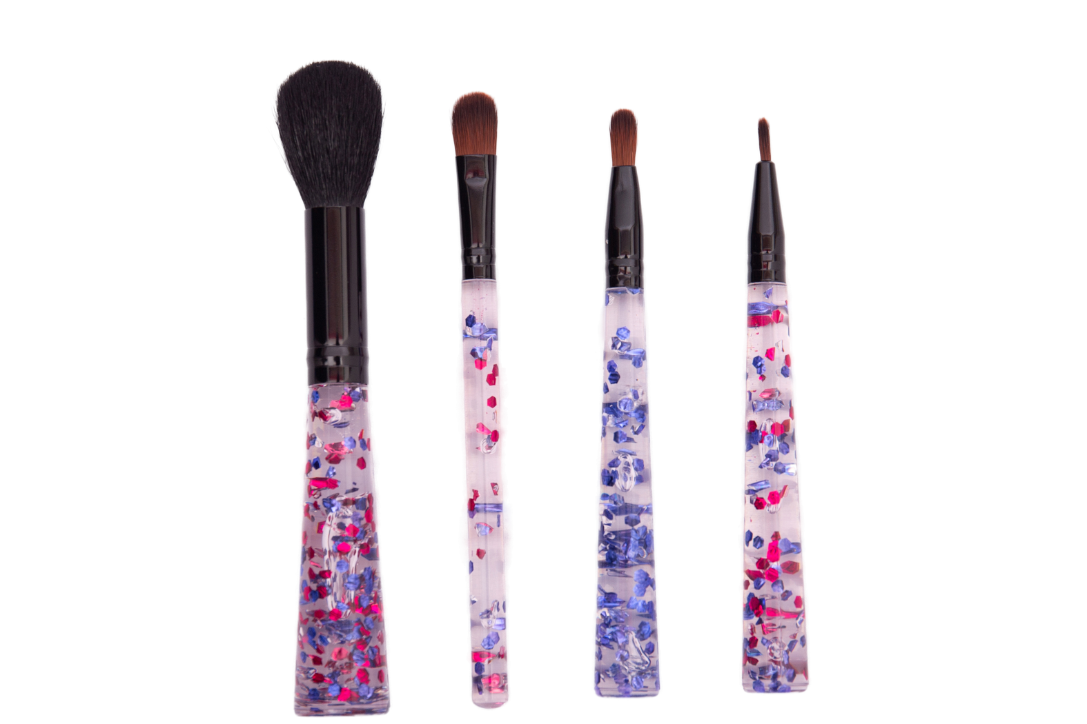 Plastic handle brushes