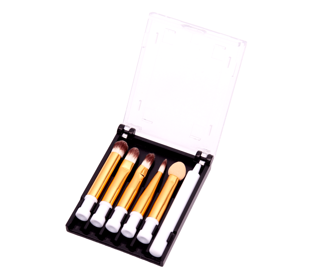 compact case detachable brush (set)