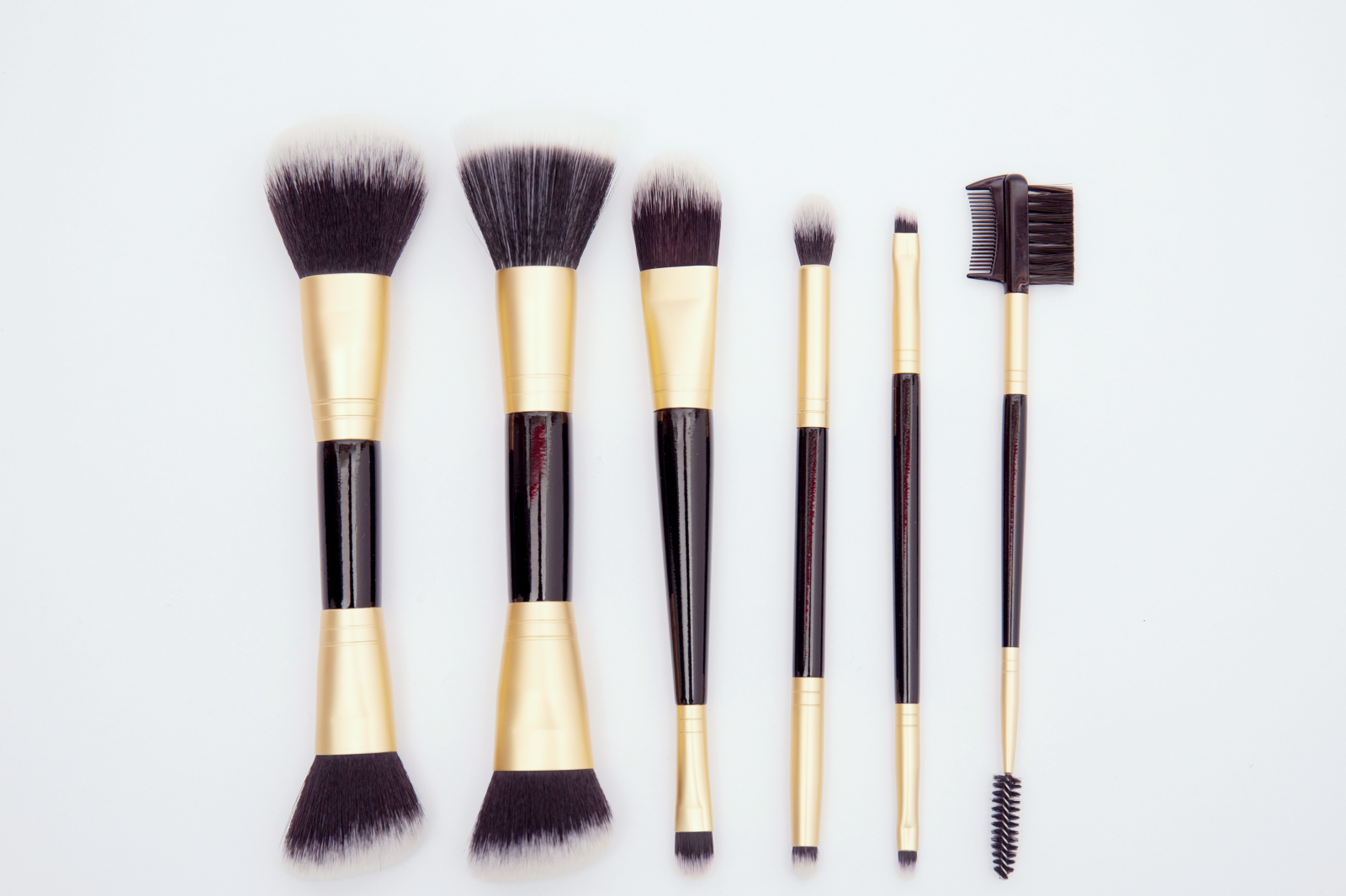 Double Head Wood handle brushes